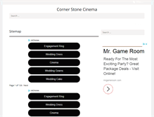 Tablet Screenshot of cornerstonecinema.co.uk